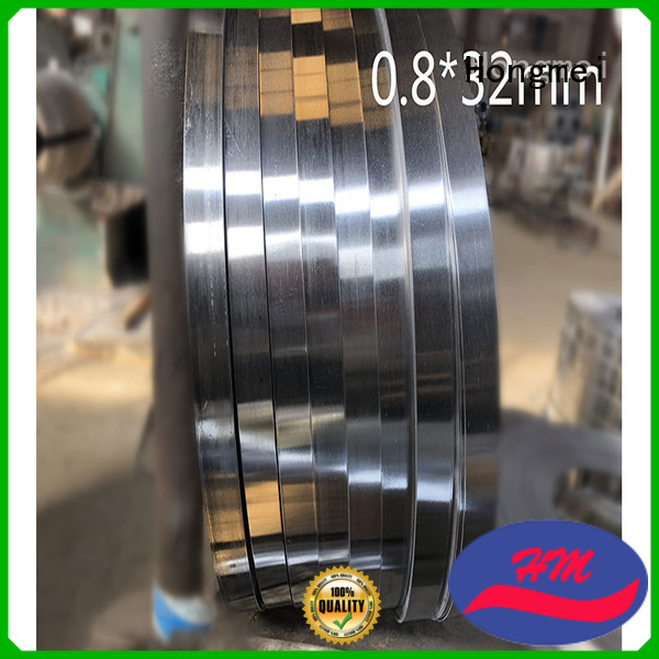 Hongmei galvanized steel strapping bulk for wholesale