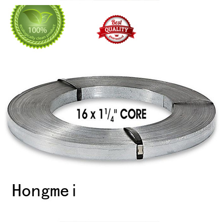 Hongmei hot dipped galvanized steel cheapest fatcory price for metal strapping
